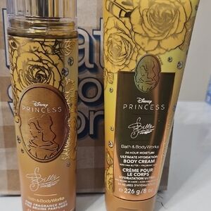 Disney Princess Belle Body Cream & Mist - Gold and Brown